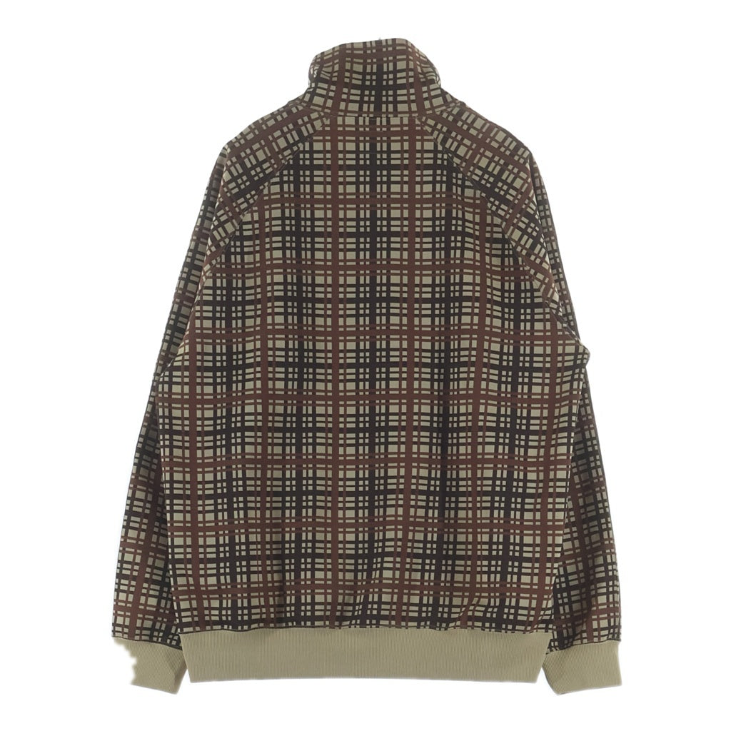 Needles(ニードルス) Track Jacket Poly Jacquard チェック トラックジャケット ブラウン RW312