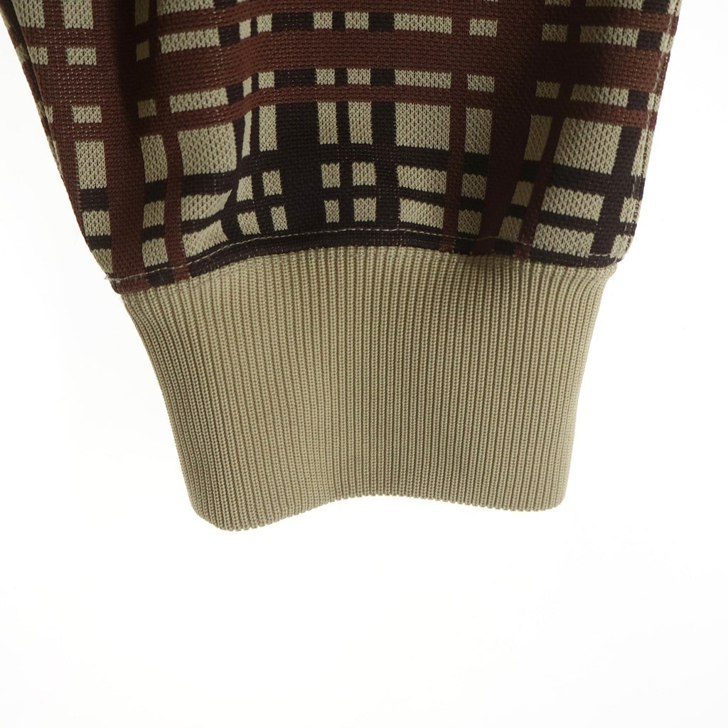 Needles(ニードルス) Track Jacket Poly Jacquard チェック トラックジャケット ブラウン RW312