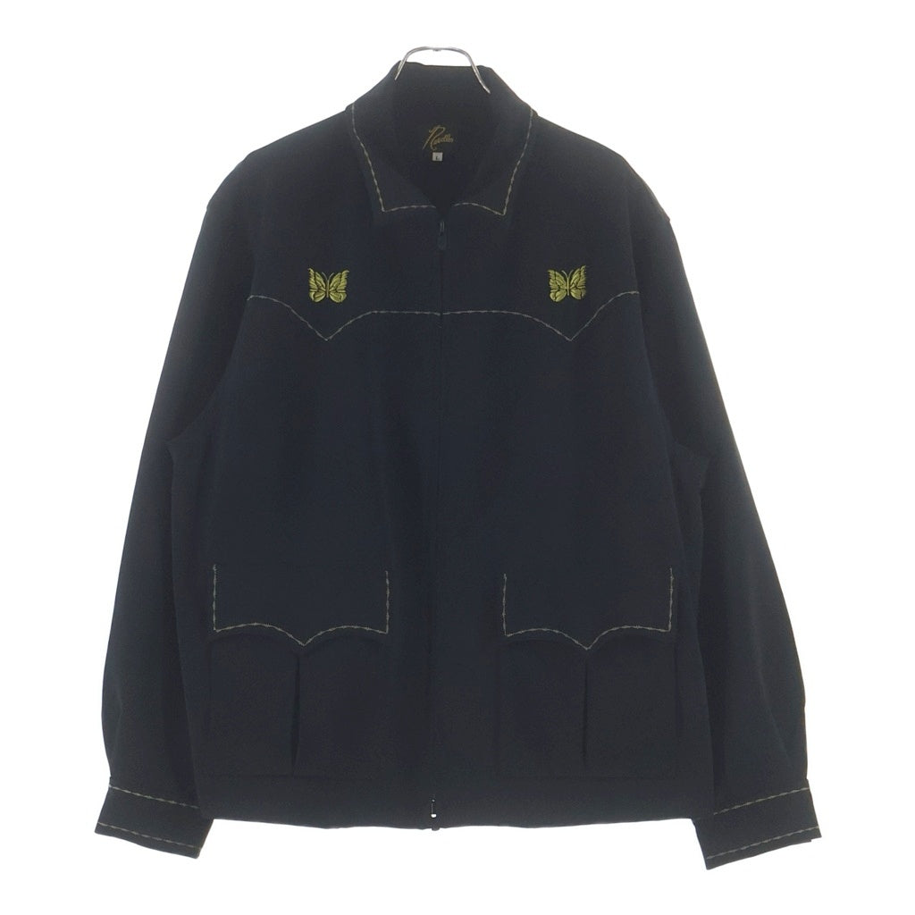 Needles(ニードルス) 23AW Western Sport Jacket ウエスタン スポーツ ジャケット トラックジャケット ブラック NS148