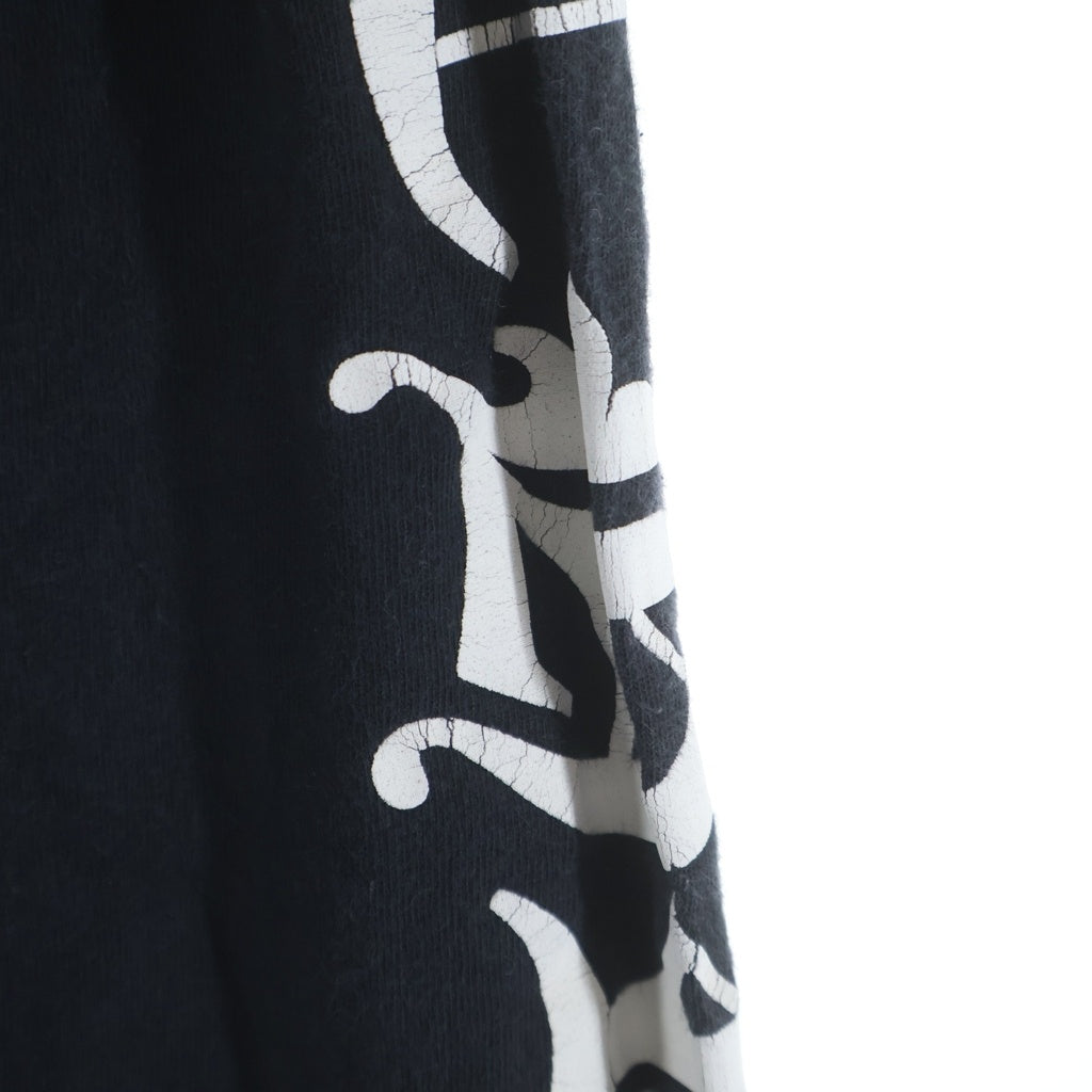 CHROME HEARTS(クロムハーツ) Neck Logo FUCK YOU L/S Tee ネックロゴ ファックユー クルーネック長袖Tシャツカットソー ロングスリーブ ロンT ブラック
