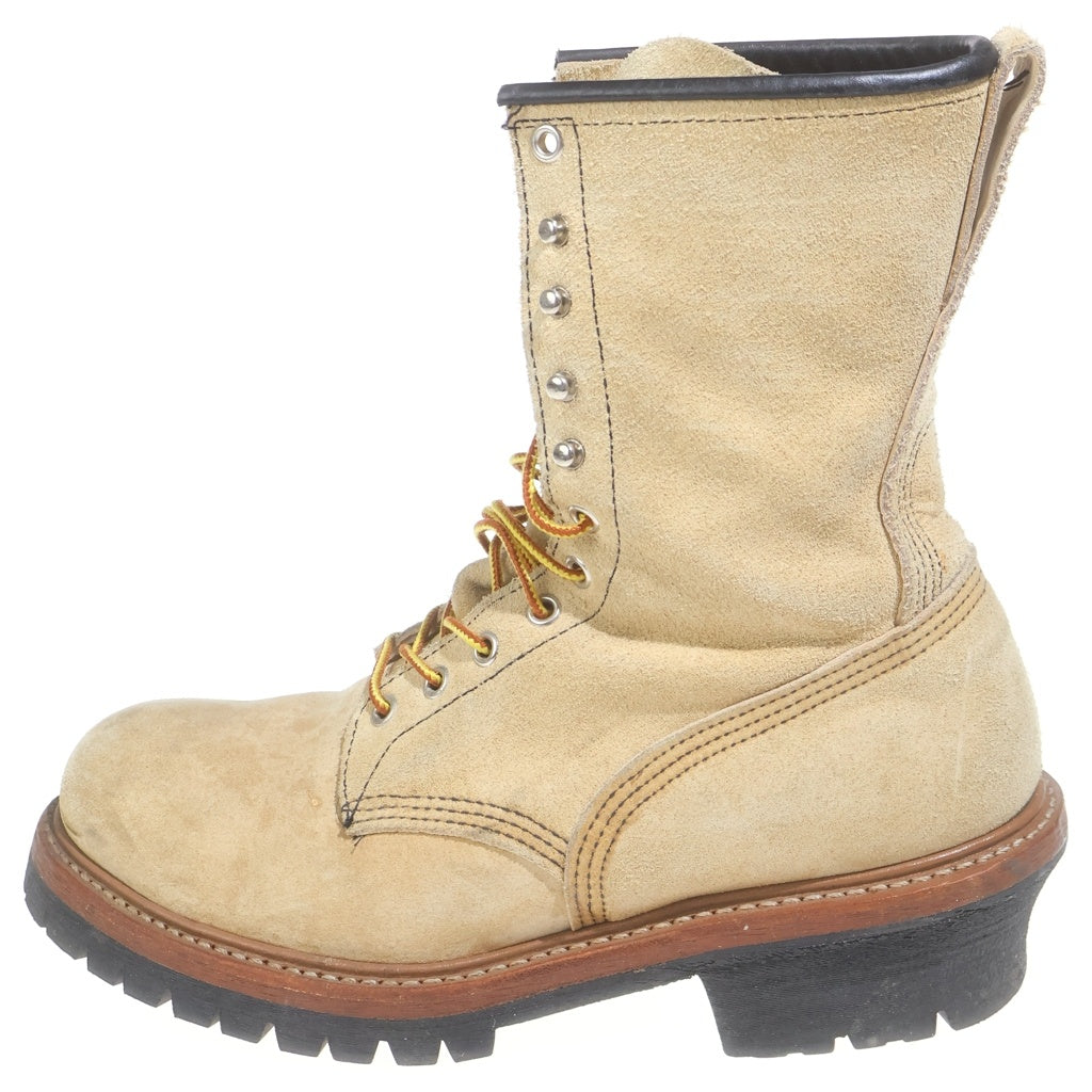 RED WING(レッド ウイング) LOGGER ロガー レースアップ ブーツ スエード ベージュ 8211