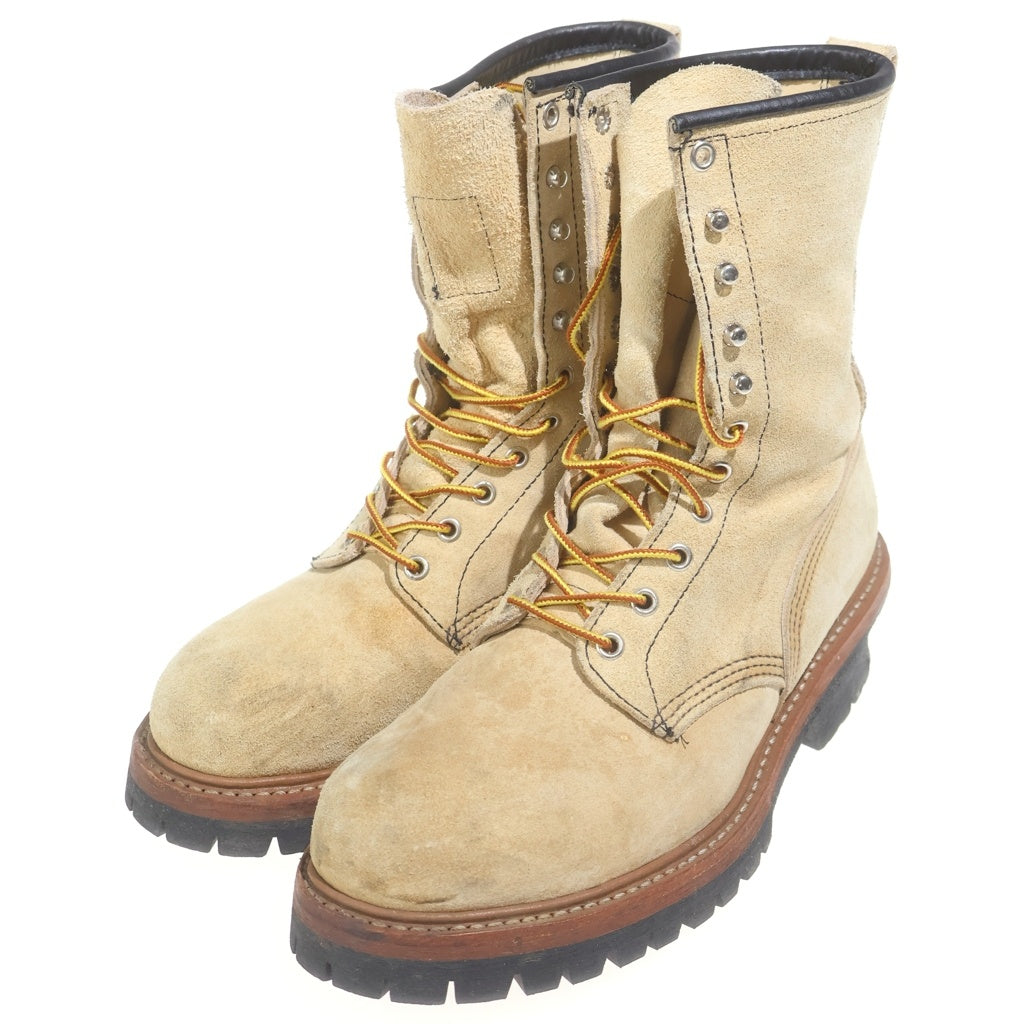 RED WING(レッド ウイング) LOGGER ロガー レースアップ ブーツ スエード ベージュ 8211