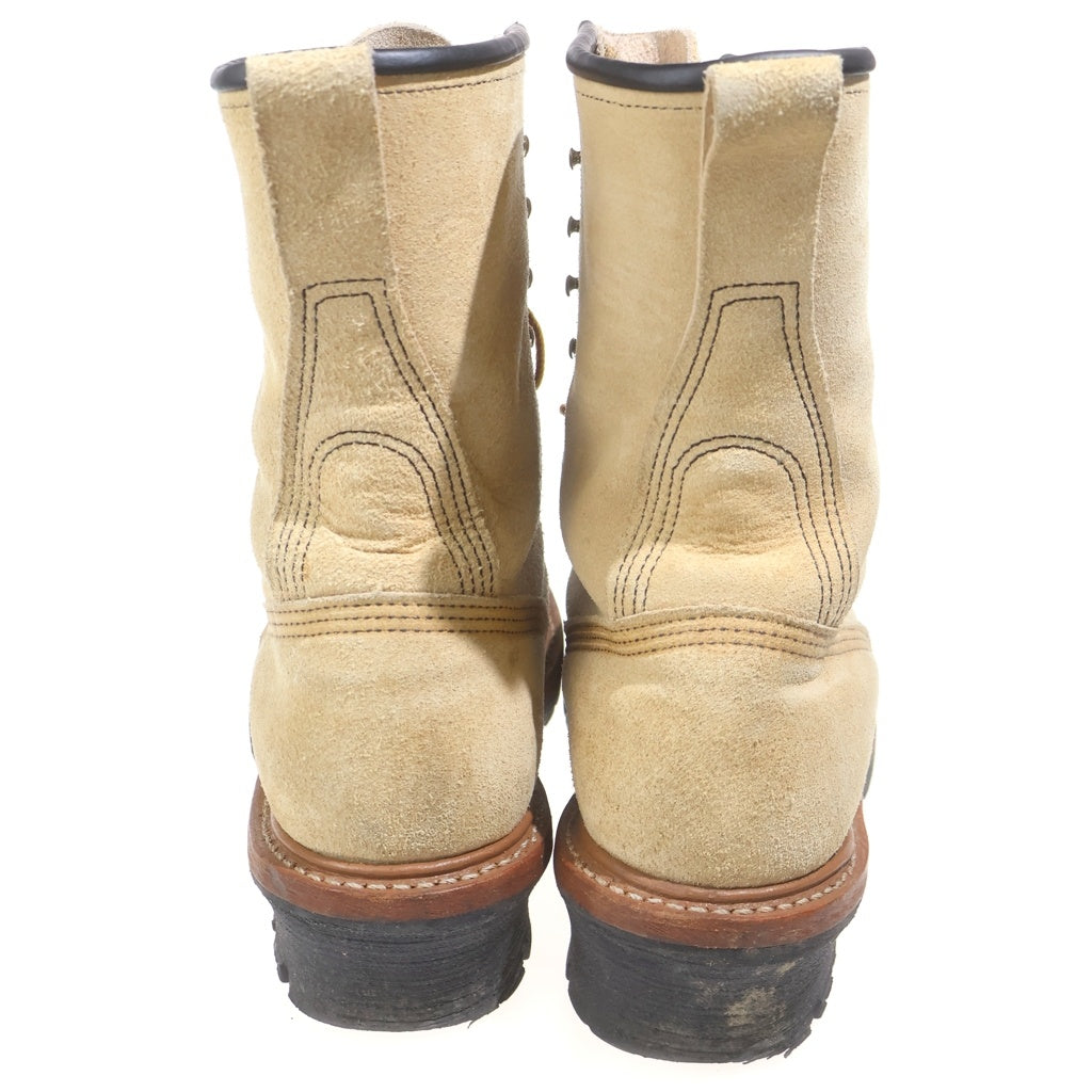 RED WING(レッド ウイング) LOGGER ロガー レースアップ ブーツ スエード ベージュ 8211