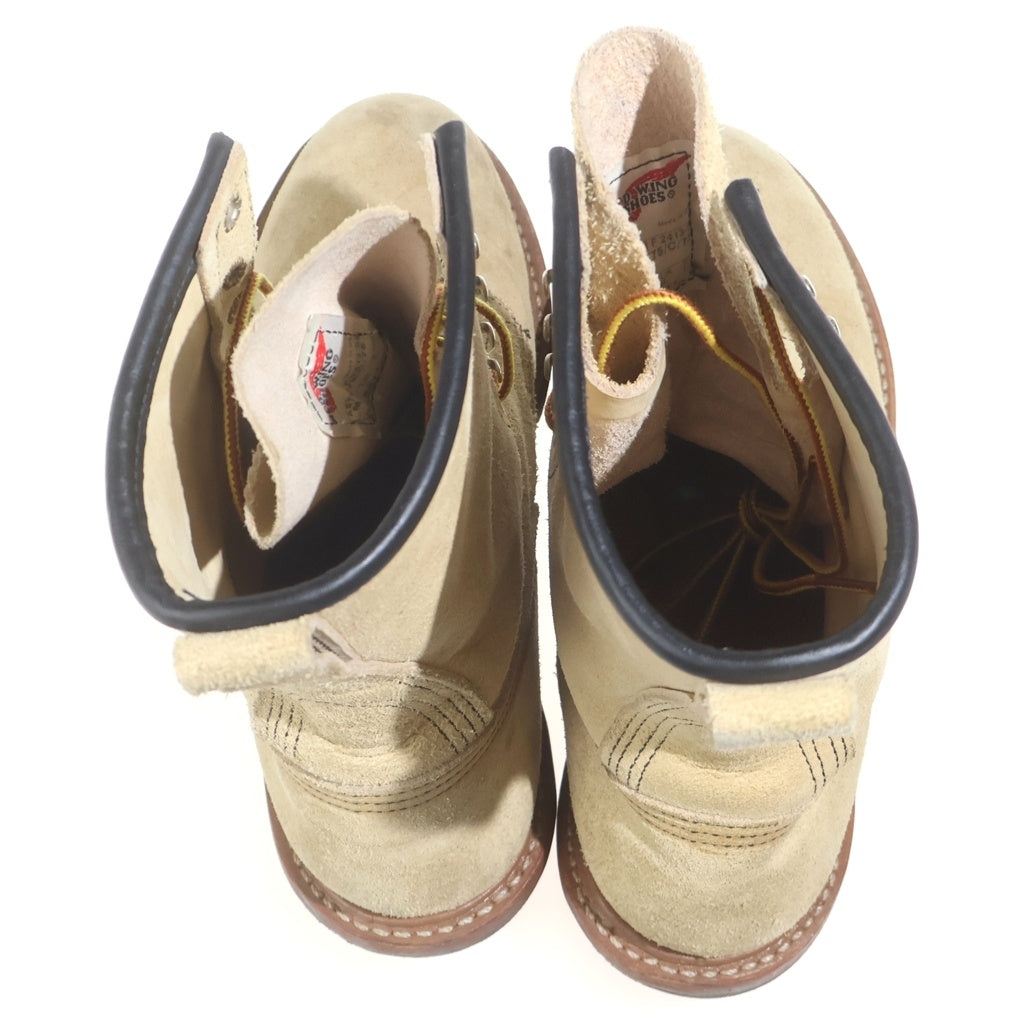 RED WING(レッド ウイング) LOGGER ロガー レースアップ ブーツ スエード ベージュ 8211