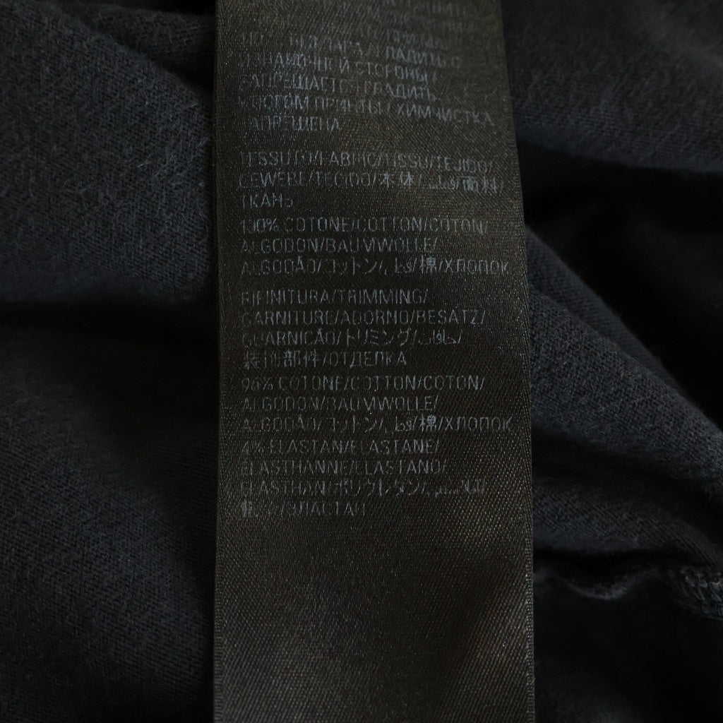 BALENCIAGA(バレンシアガ) 23SS COLLEGE LOGO PRINT カレッジロゴ プリント クルーネック半袖Tシャツカットソー ブラック 739784 TOVK1