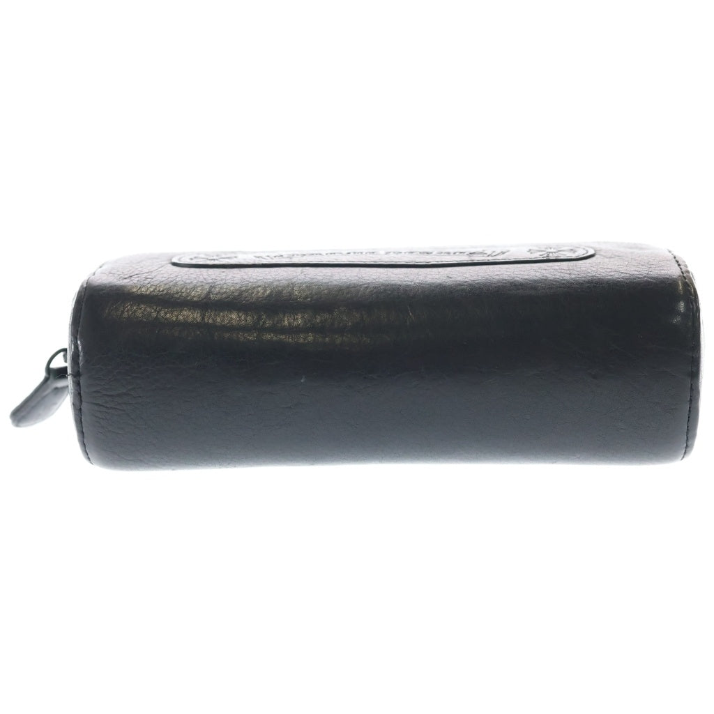 CHROME HEARTS(クロムハーツ) EYEWEAR CASE アイウェアケース レザー ジップ メガネケース ブラック
