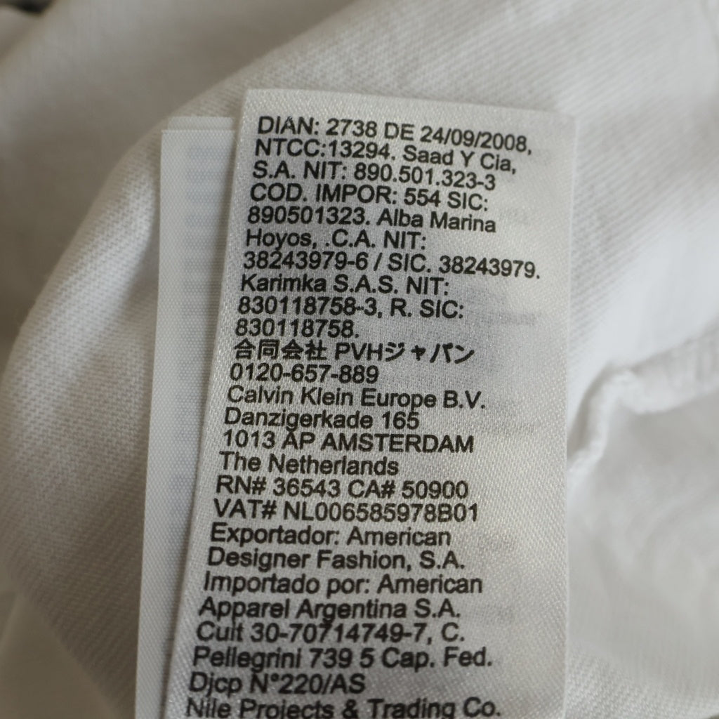 Palace Skateboards(パレススケートボーズ) 22SS ×CALVIN KLEIN SS LOGO TEE EMBROID パレス プリントロゴ 半袖Tシャツ カットソー グレー 40317UC
