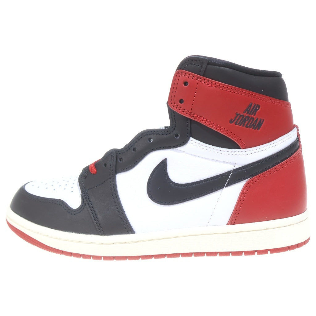 NIKE(ナイキ) Air Jordan 1 Retro High OG Black Toe Reimagined エアジョーダン1 レトロ ハイ OG ブラックトゥ リイマジンド レッド/ホワイト US8.5/26.5CM DZ5485-106