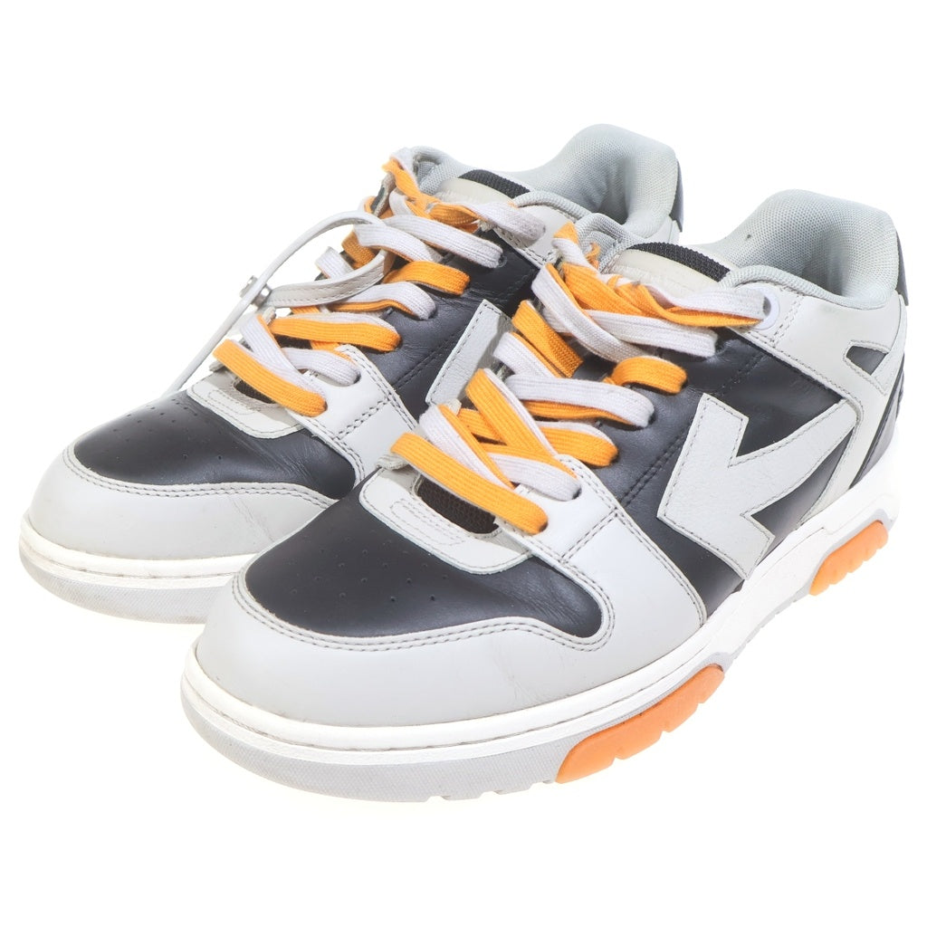 OFF-WHITE(オフホワイト) Out of Office Sneaker ローカットスニーカー グレー/オレンジ OMIA189S23LEA0040510