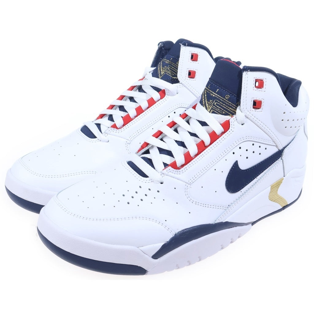 NIKE(ナイキ) Air Flight Lite 2 Mid Olympic エアフライト ライト2 ミッド オリンピックミッドカットスニーカー ホワイト US10.5/28.5cm DJ2518-102