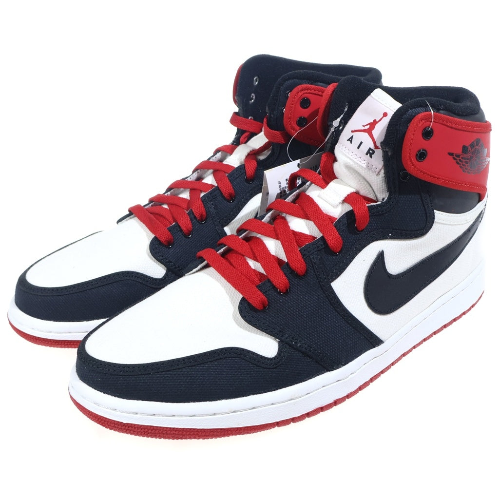 NIKE(ナイキ) Air Jordan 1 Retro High KO White/Black Varsity Red ナイキ エアジョーダン1 レトロ ハイ KO バーシティ レッド ハイカットスニーカー US11/29CM
