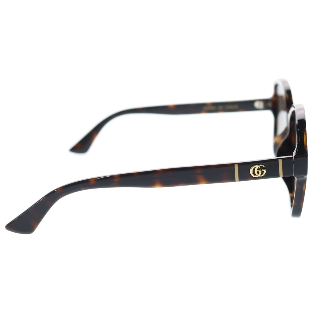 GUCCI(グッチ) アジアンフィット バタフライ型 ラウンド サングラス アイウェア メガネ 57□16-145 ブラウン GG0765SA