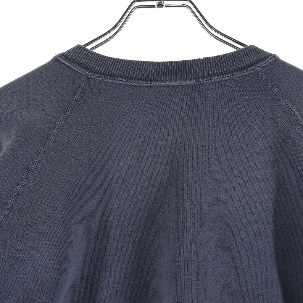 NO BRAND(ノーブランド) mononoke・made【モノノケ・メイド】26SS CREW NECK SWEAT 虎 タイガー プリント クルーネックスウェットトレーナー ネイビー MT-MK8-0000-014