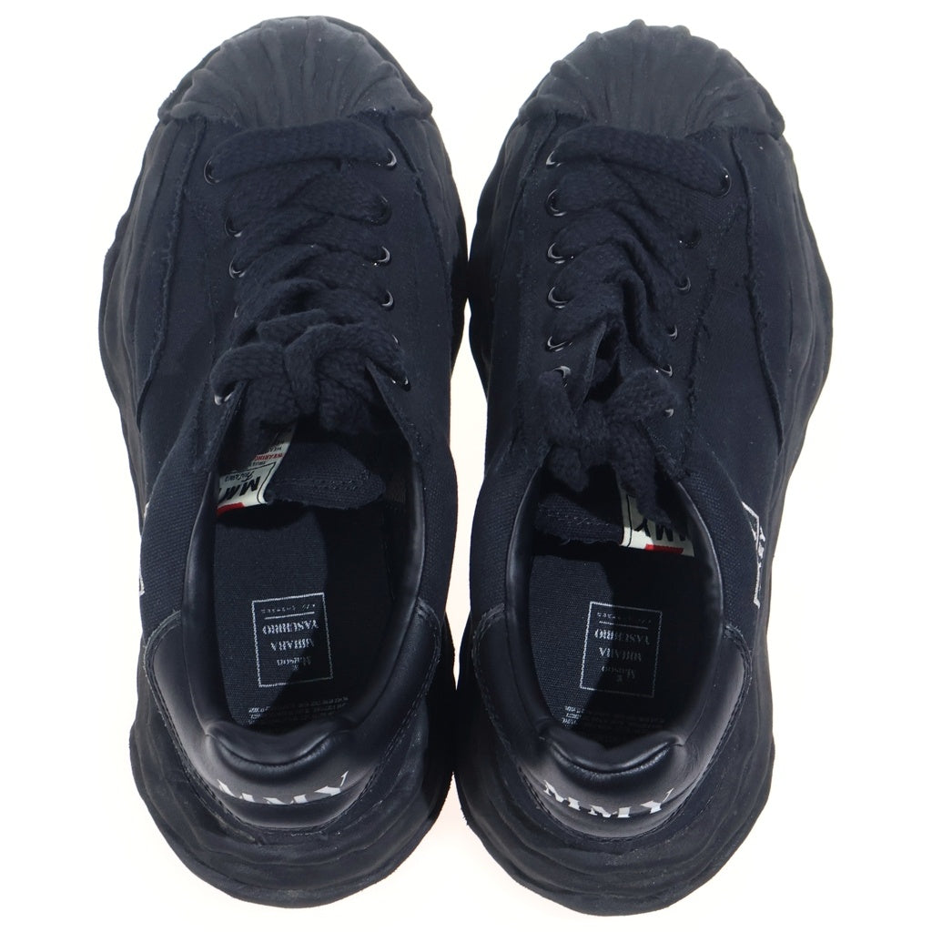 MAISON MIHARAYASUHIRO(メゾンミハラヤスヒロ) BLAKEY original stc sole canvas lowcut sneaker ブレイキー オリジナルソール キャンバス ローカットスニーカー ブラック A08FW735