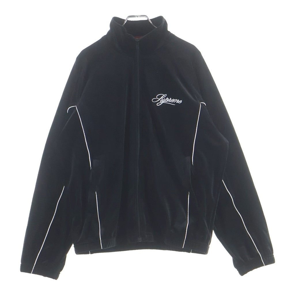 SUPREME(シュプリーム) 26SS Velour Mesh Track Jacket ベロアメッシュジップアップトラックジャケット ブラック