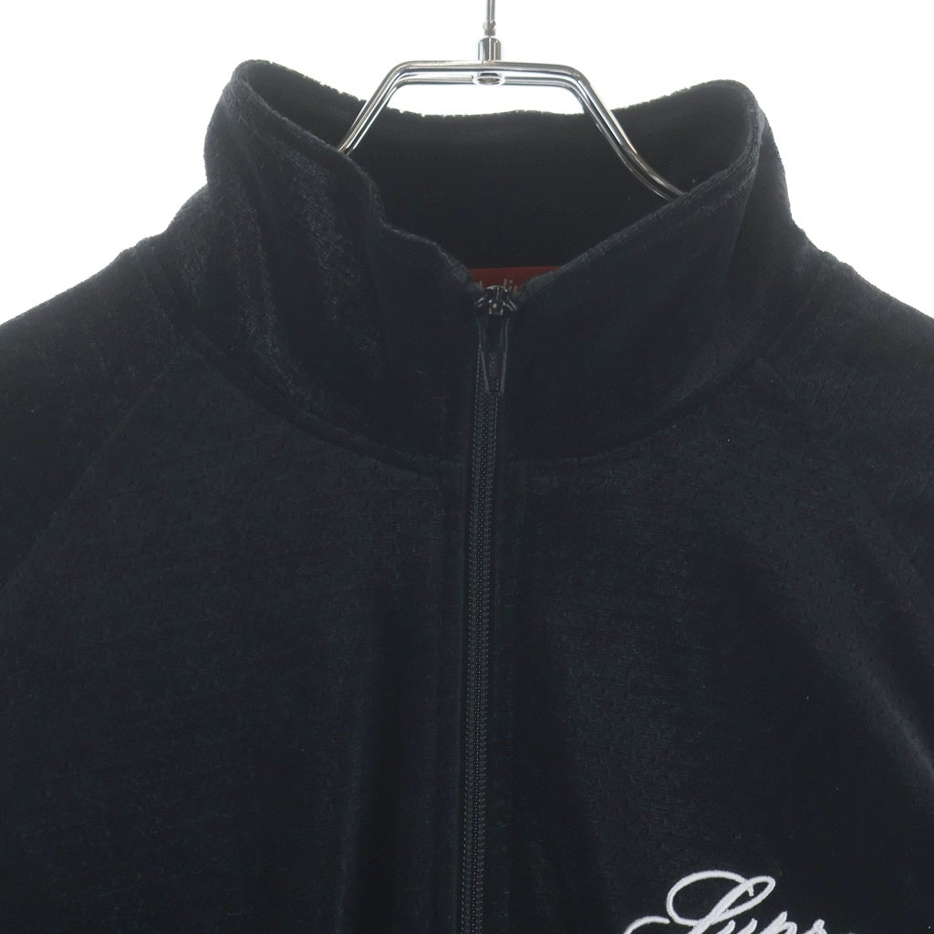 SUPREME(シュプリーム) 26SS Velour Mesh Track Jacket ベロアメッシュジップアップトラックジャケット ブラック