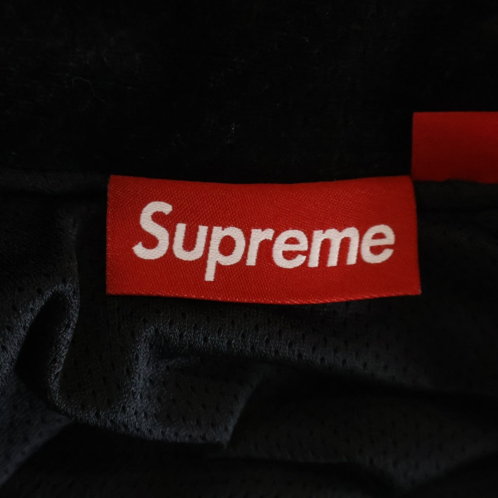 SUPREME(シュプリーム) 26SS Velour Mesh Track Jacket ベロアメッシュジップアップトラックジャケット ブラック