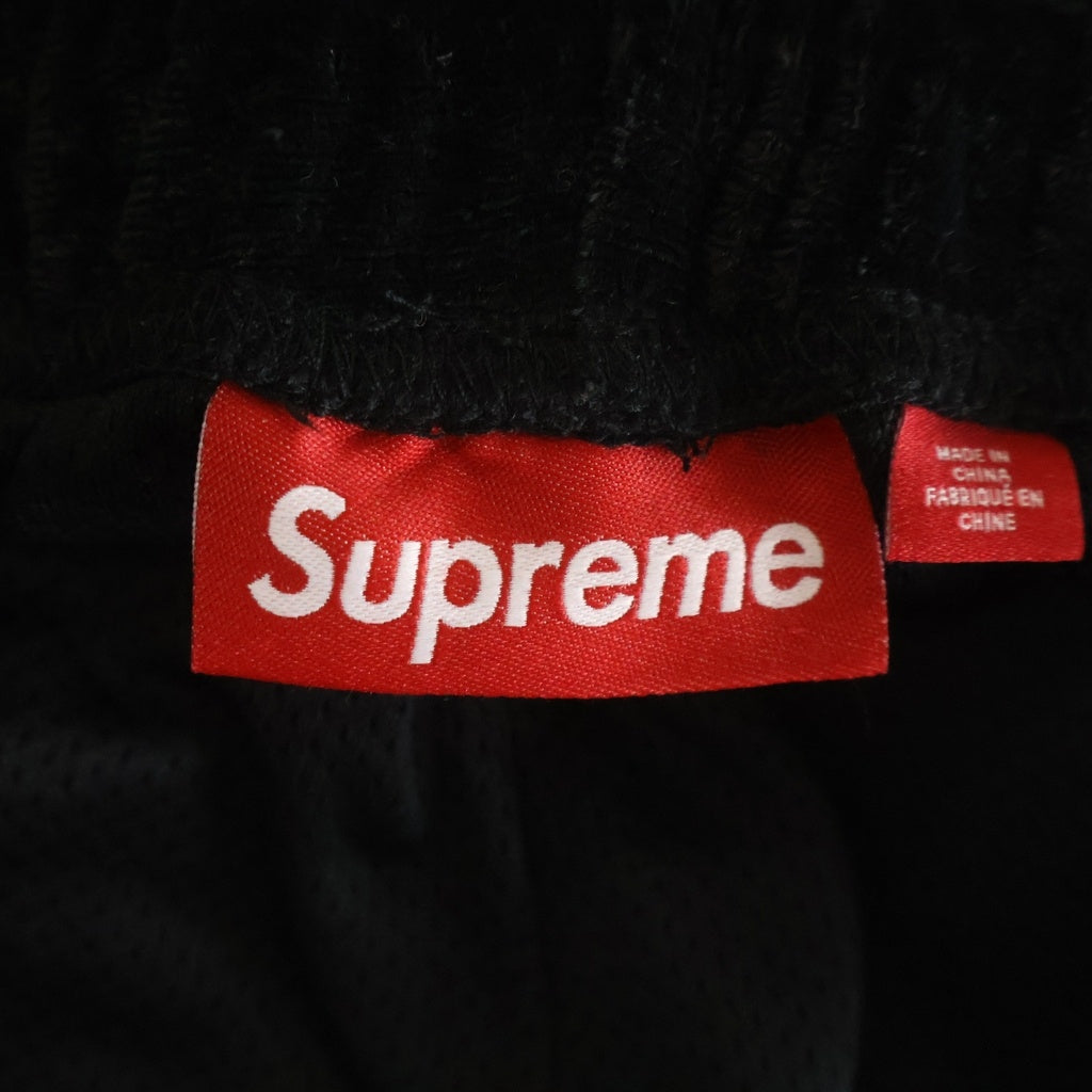 SUPREME(シュプリーム) 26SS Velour Mesh Track Pants ベロアメッシュトラックパンツ ブラック