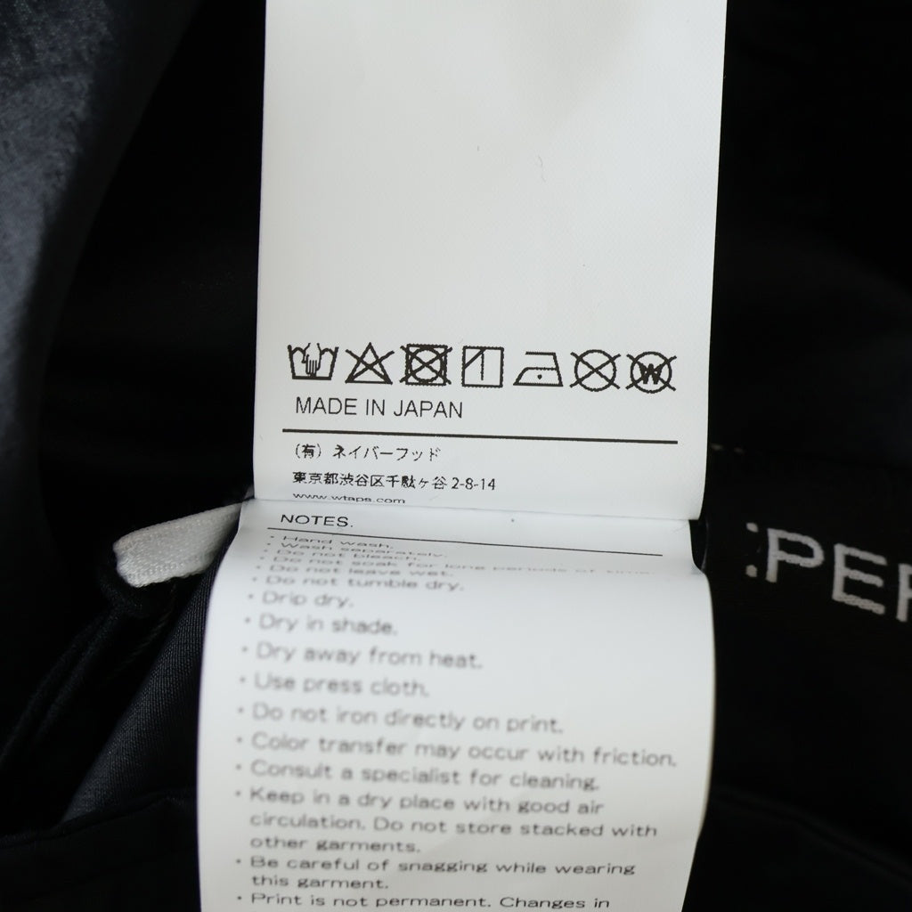 WTAPS(ダブルタップス) 25SS NYLON. TUSSAH. PERTEX? ナイロンパンツ ショーツ ブラック 251CWDT-PTM09