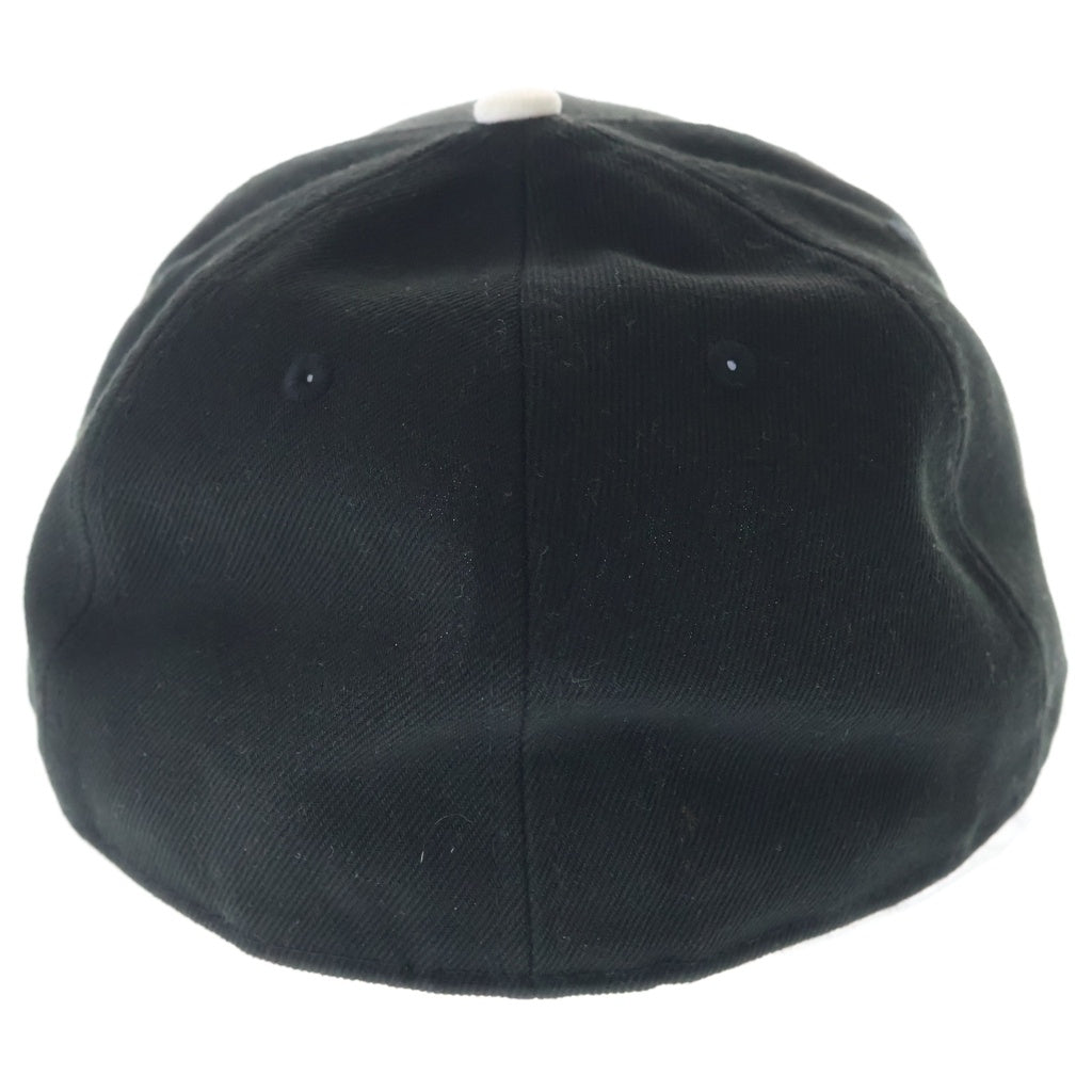 WTAPS(ダブルタップス) ×NEW ERA 59FIFTY ロゴ刺繍 ベースボールキャップ 帽子 ブラック