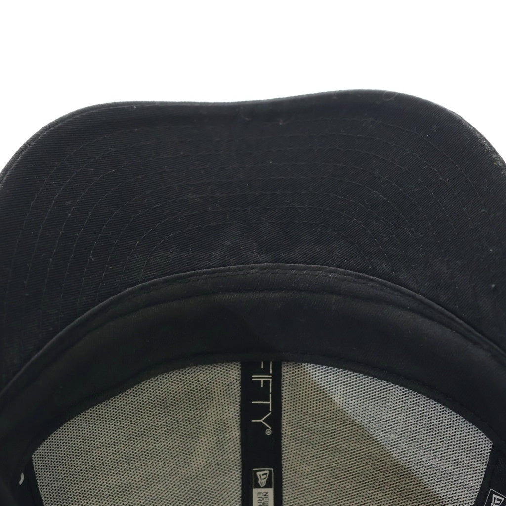 WTAPS(ダブルタップス) ×NEW ERA 59FIFTY ロゴ刺繍 ベースボールキャップ 帽子 ブラック