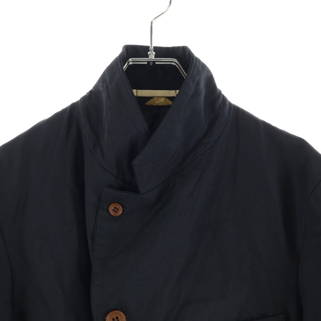COMME des GARCONS HOMME PLUS(コムデギャルソンオムプリュス) AD2025 ポリエステル縮絨テーラードジャケット ブラック PZ-J008