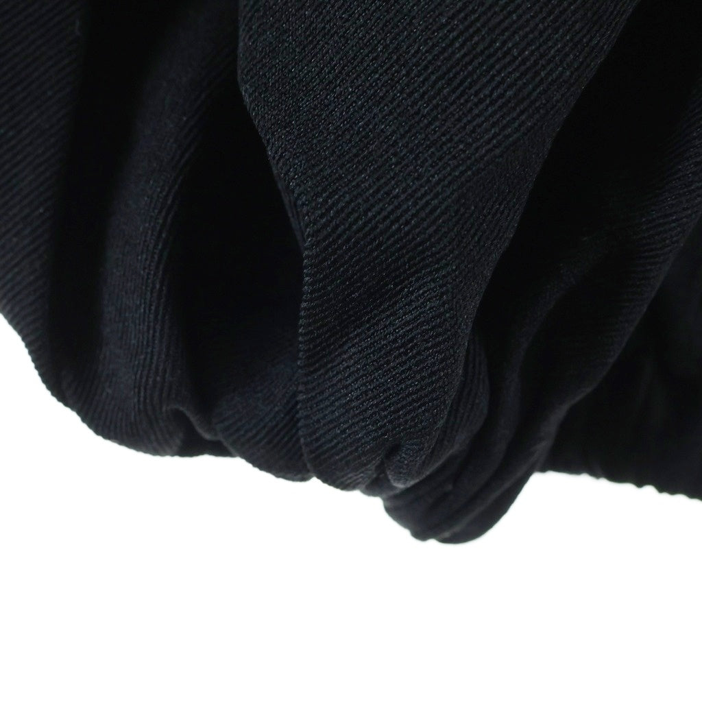 BLACK COMME des GARCONS(ブラックコムデギャルソン) AD2025 エステル太綾 ツイル加工 バルーンサルエルパンツ ブラック 1P-P013