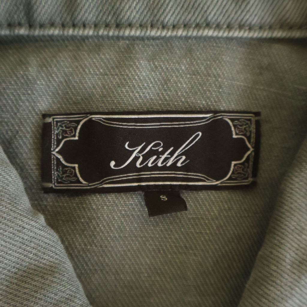 KITH(キス) 26SS Glalen Denim Jacket デニムジャケット ワークジャケット グレー 26-011-060-0023-1-0