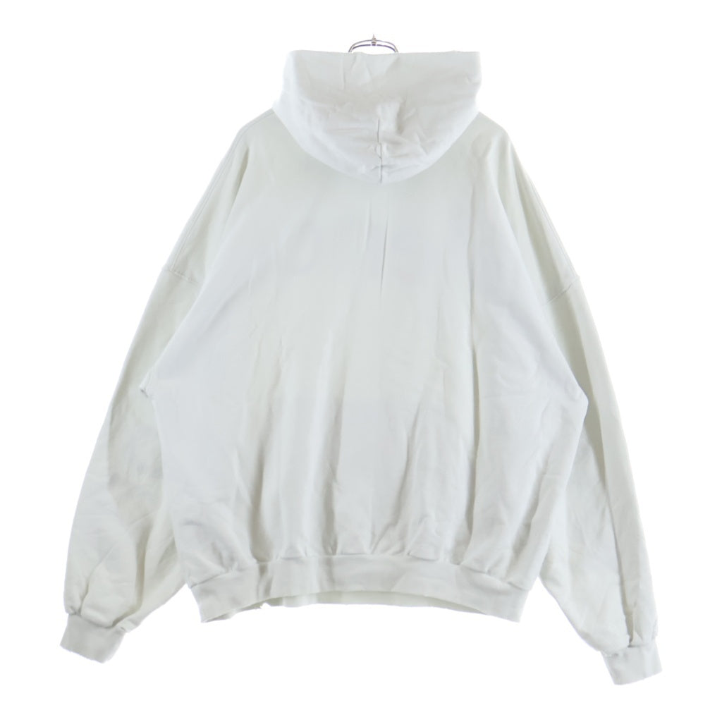 BALENCIAGA(バレンシアガ) LARGE FIT HOODIE ラージフィット プルオーバーパーカー フーディーホワイト 739024 TOVN9