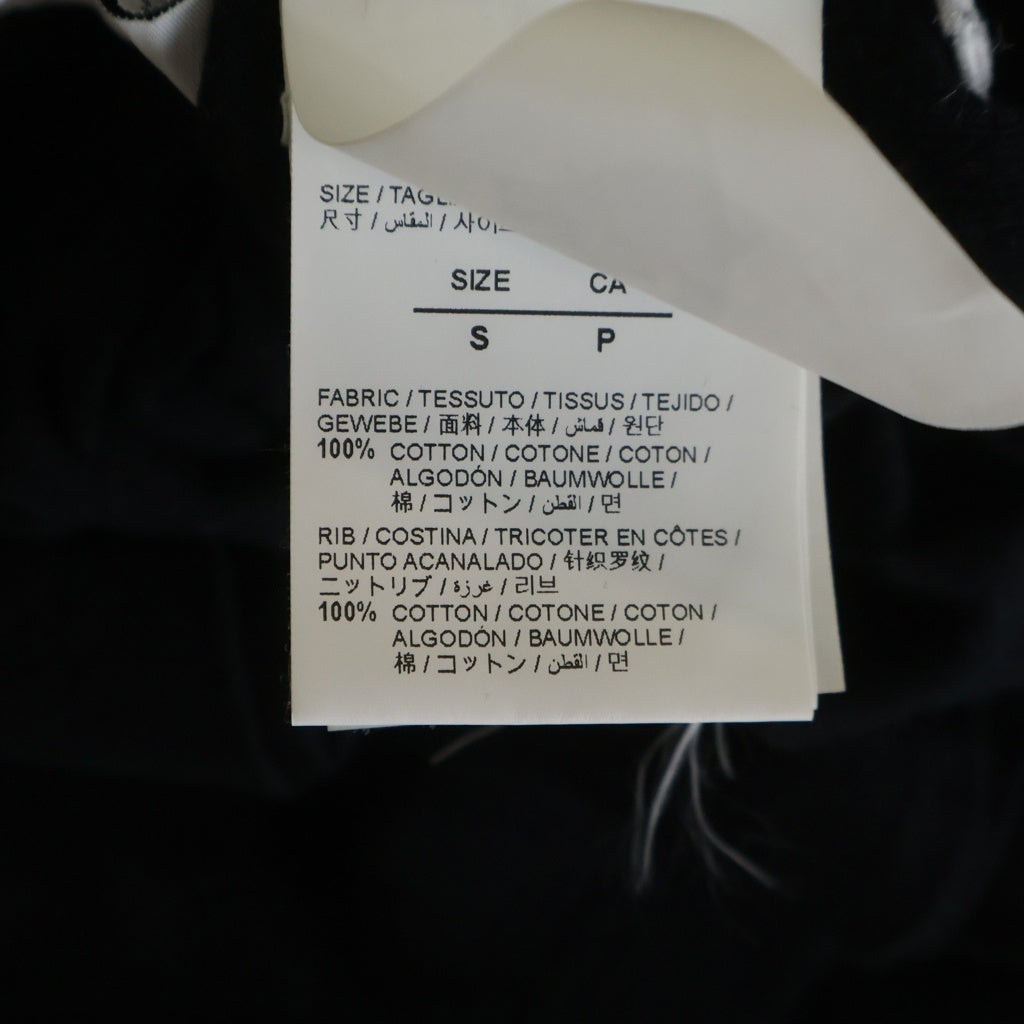 OFF-WHITE(オフホワイト) ロゴプリント クルーネック半袖Tシャツカットソー ブラック OMAA038C99JER003