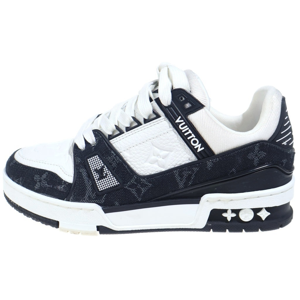 LOUIS VUITTON(ルイヴィトン) LV TRAINER 1A9JG9 LVトレーナー マキシ モノグラム レザー ローカットスニーカー ホワイト/ブラック レディース