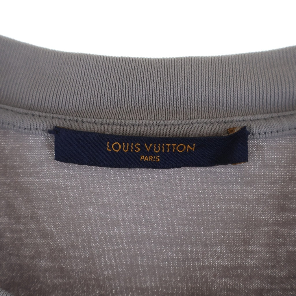 LOUIS VUITTON(ルイヴィトン) 21SS グラディエントモノグラム グラデーション クルーネック 半袖Tシャツカットソー グレー RM211Q NPG HKY42W