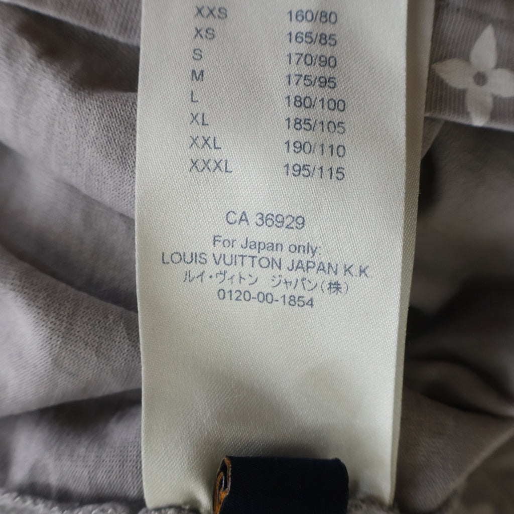 LOUIS VUITTON(ルイヴィトン) 21SS グラディエントモノグラム グラデーション クルーネック 半袖Tシャツカットソー グレー RM211Q NPG HKY42W