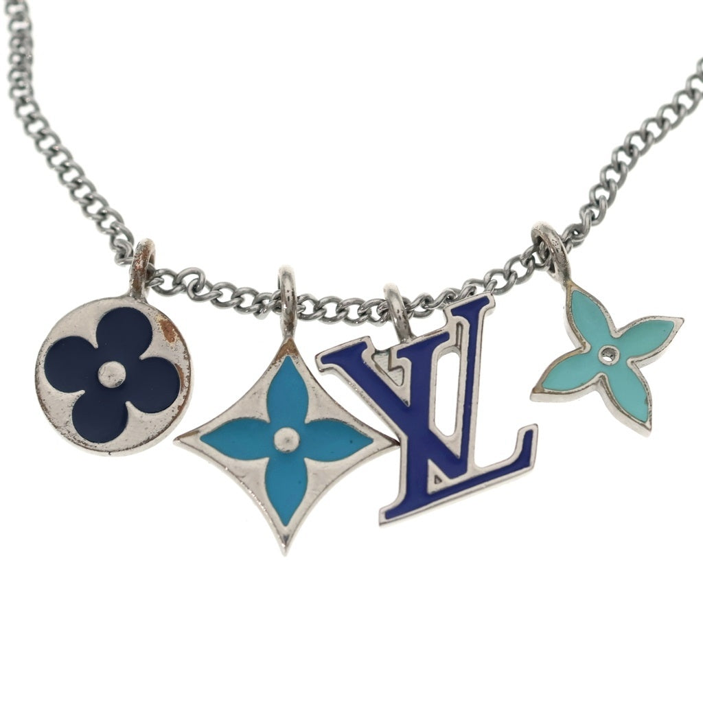LOUIS VUITTON(ルイヴィトン) ペンダント・LV インスティンクト モノグラム チェーンネックレス シルバー M00917