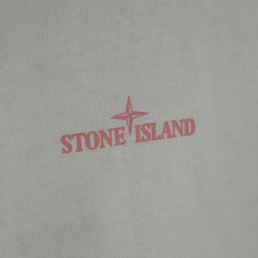 STONE ISLAND(ストーンアイランド) Organic Cotton T-Shirt バックプリントクルーネック半袖Tシャツカットソー グレー L1S152100001 S0374