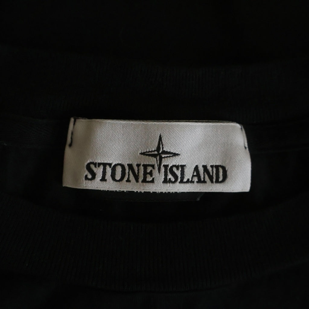 STONE ISLAND(ストーンアイランド) COTTON JERSEY クルーネック 長袖Tシャツカットソー ブラック L1S152100031 S0031