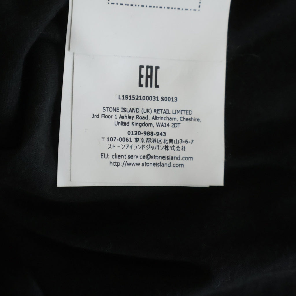STONE ISLAND(ストーンアイランド) COTTON JERSEY クルーネック 長袖Tシャツカットソー ブラック L1S152100031 S0031