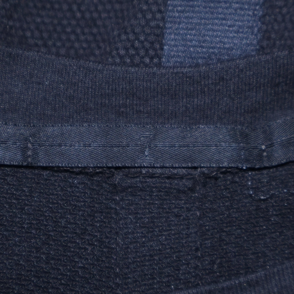 JULIUS(ユリウス) 18SS バッグセンターライン切替 ワッフルクルーネック半袖Tシャツカットソー ブラック 617CUM12