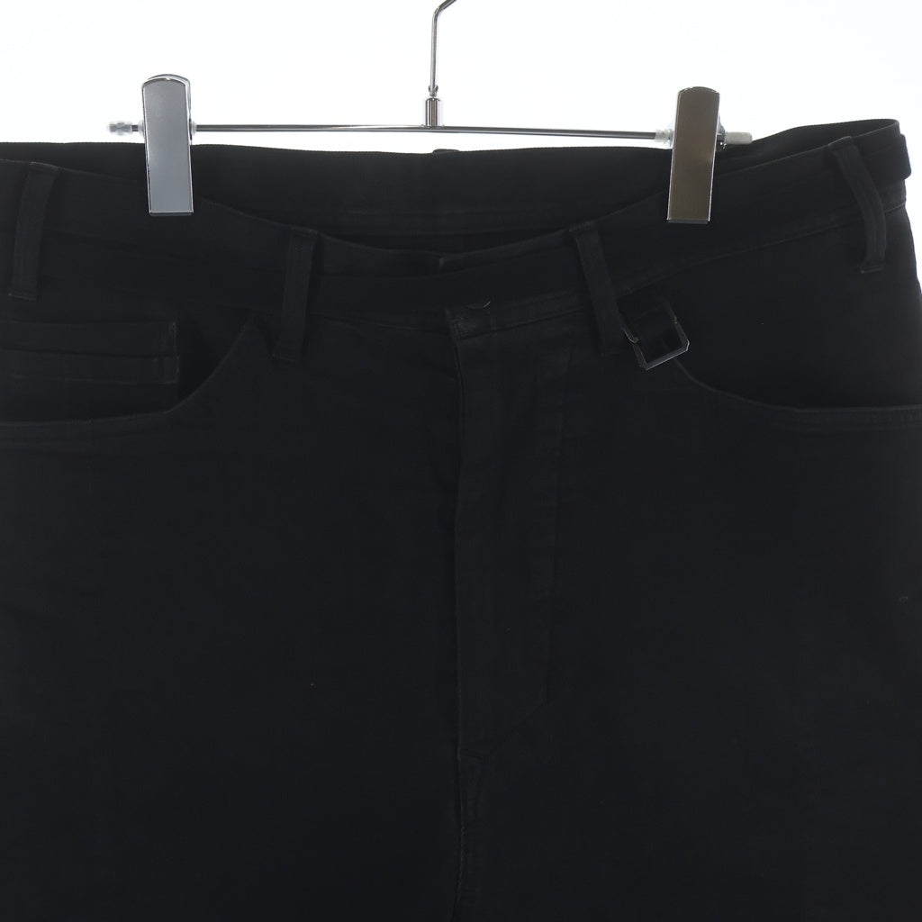JULIUS(ユリウス) 18SS ワイドバギーデニムショーツ パンツ ブラック 617PAM21-BK