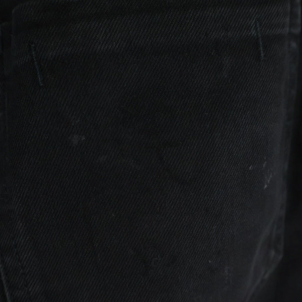 JULIUS(ユリウス) 18SS ワイドバギーデニムショーツ パンツ ブラック 617PAM21-BK
