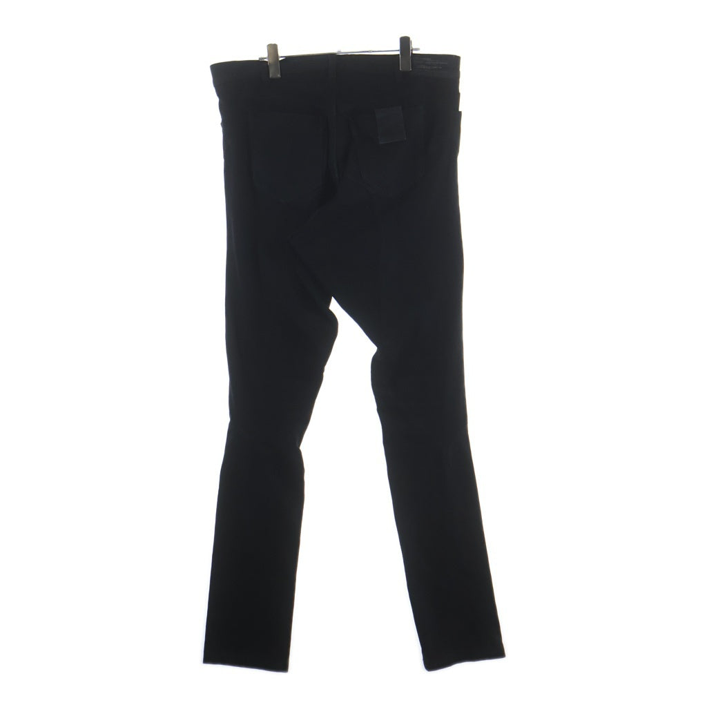 JULIUS(ユリウス) 15SS ニットデニム コーティングスキニーサルエルパンツ ブラック 497PAM39-C