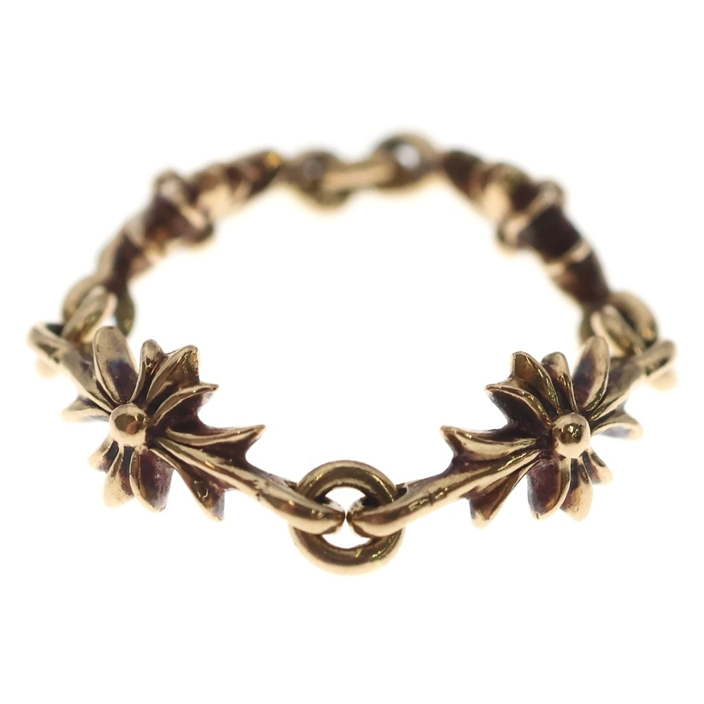 CHROME HEARTS(クロムハーツ) 22K RING TNY E CH PLS タイニーECHプラス ゴールドリング