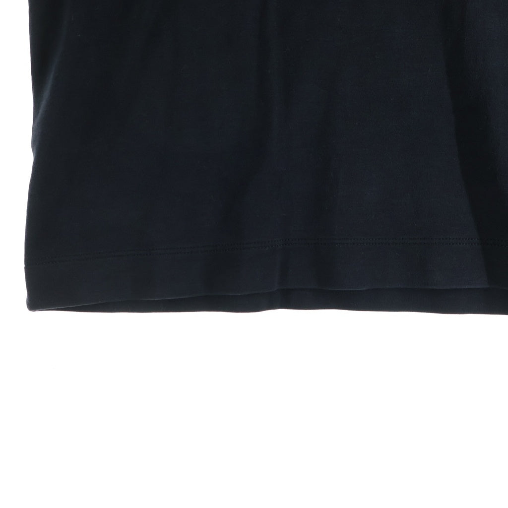 LOUIS VUITTON(ルイヴィトン) モノグラム ポケット ロゴプリント クルーネック長袖Tシャツカットソー ブラック