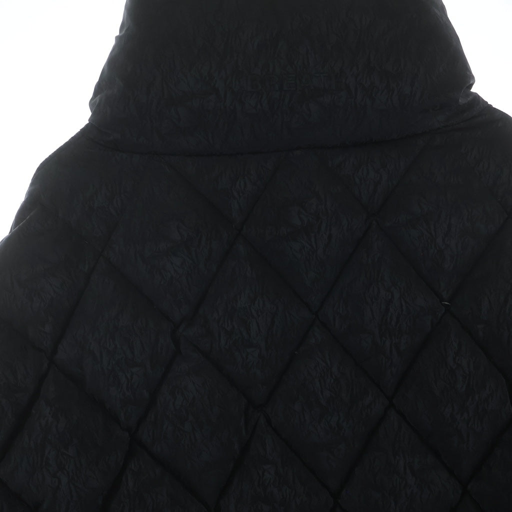 BREATH(ブレス) 25AW FAUX LEATHER SHINY QUILTING DOWN JACKET キルティング ダウンジャケット ブラック BR25AW-00019