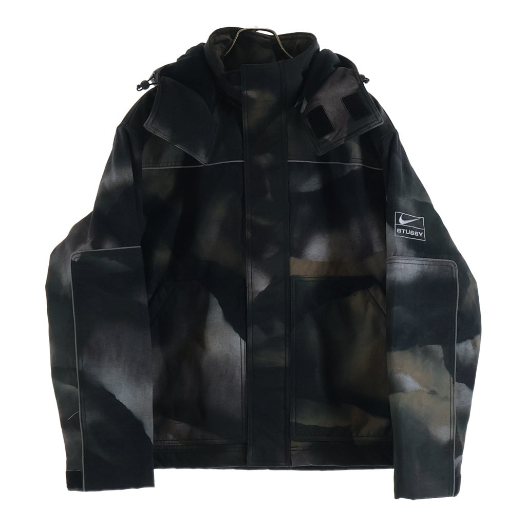 STUSSY(ステューシー) ×NIKE Primaloft Utility Jacket Multi HQ8520-900 ナイキ プリマロフト ユーティリティ ジャケット ブラック/カーキ