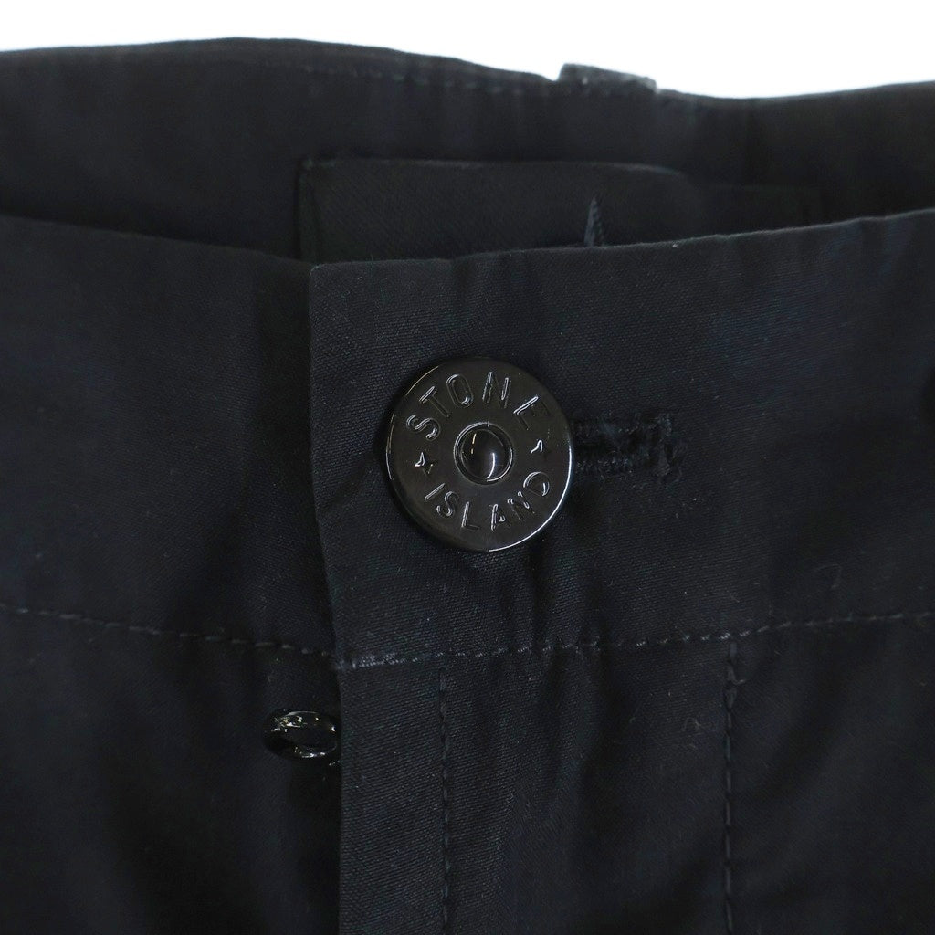 STONE ISLAND(ストーンアイランド) Waterproof Cotton Trousers K2S153100042S00F1 ウォータープルーフ コットントラウザーパンツ ブラック