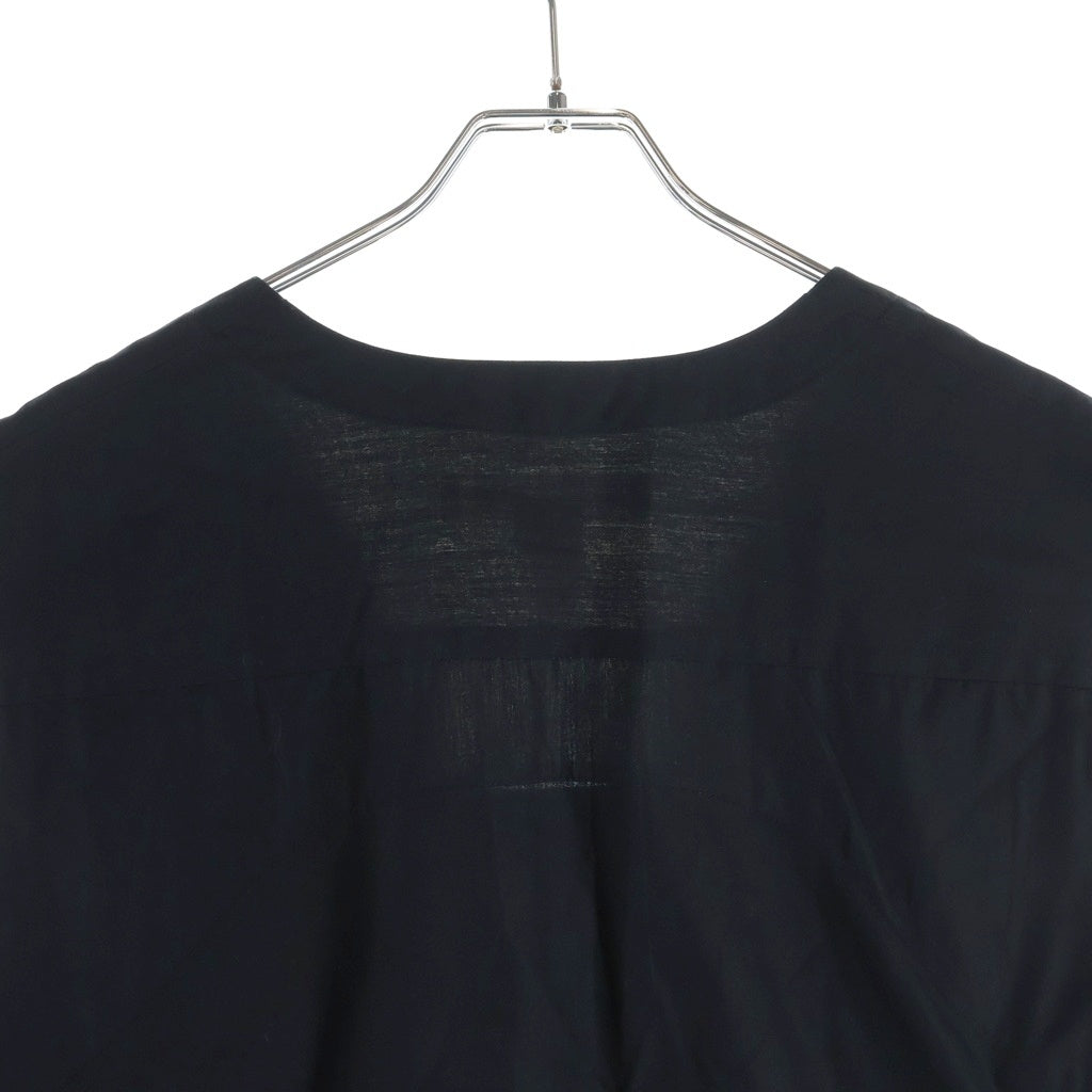 COMME des GARCONS SHIRT(コムデギャルソンシャツ) cotton poplin plain コットンポプリンサイドカットアウトベスト ブラック FM-V002