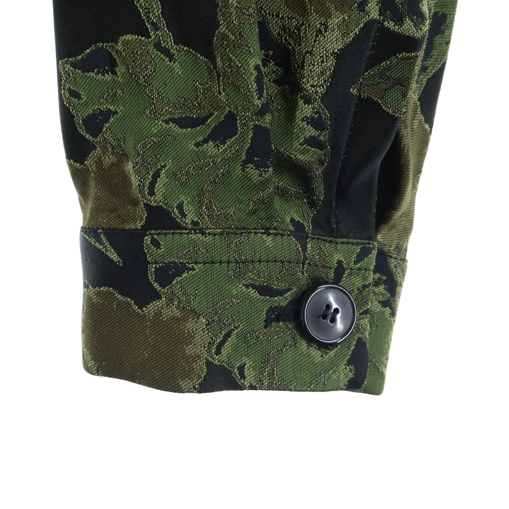 DRIES VAN NOTEN(ドリスヴァンノッテン) Floral Jacguard Jacket フローラル ジャガードジャケット グリーン