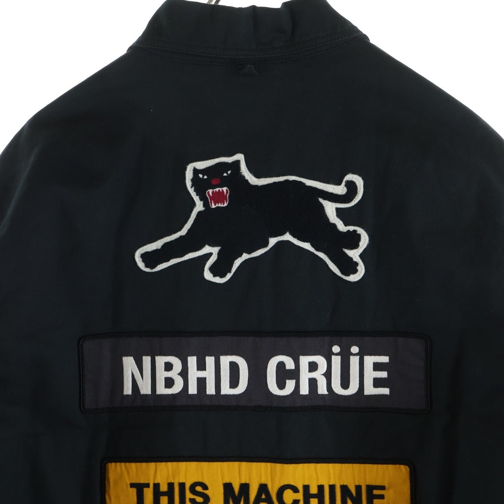 NEIGHBORHOOD(ネイバーフッド) 17AW FIXX.PW C-JKT 172AQNH-JKM05 フィックス パッチワッペン ブルゾンジャケット ブラック