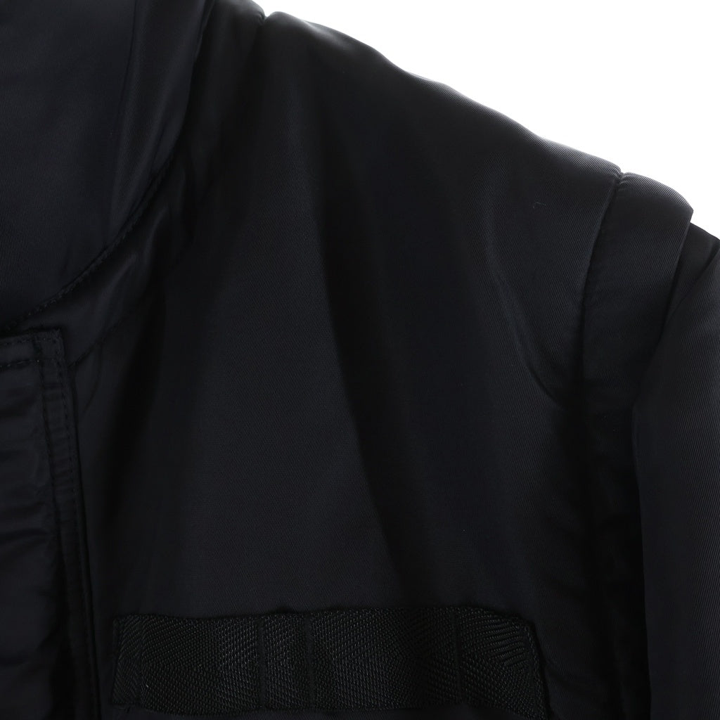 NEIGHBORHOOD(ネイバーフッド) 18AW FLAK N JKT 182TSNH-JKM03 ナイロンミリタリージャケット ブルゾンジャケット ブラック